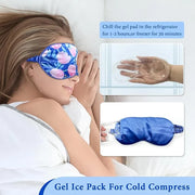 Bundle of CONBELLA 2PCS Adorable Cooling Eye Mask Gel Eye Mask, Reusable Hot Cold Therapy and Cooling Eye Mask, Gel Eye Ma...