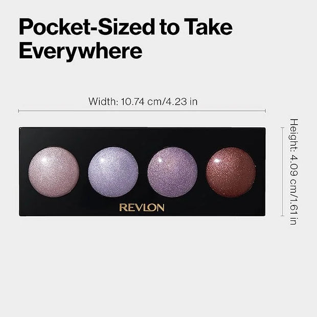 Revlon Crème Eyeshadow Palette, Illuminance Eye Makeup with Crease- Resistant Ingredients, Creamy Pigmented in Blendable M...