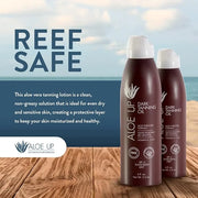 Aloe Up SPF 4 Dark Tanning Oil - Body and Face Tanning Continuous Spray for Outdoor Sun - With Sunscreen, Pure Aloe Vera, ...