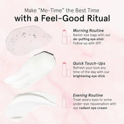 grace & stella Under Eye Brightener Roller - Travel Essentials - Retinol & Caffeine Eye Serum for Puffiness, Dark Circles,...