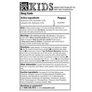 SolRX KID's SPORT Sunscreen SPF 50+ Oxybenzone Free Sunscreen, Reef Safe Sunscreen for Face and Body, Won't Run Into Eyes