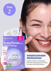 EasyDerm 3-Type Pimple Patches Gift Set, Acne care soluution, Korean Spot Patch to Cover ZitsㅣQuick Calming(10ea) + Relief...