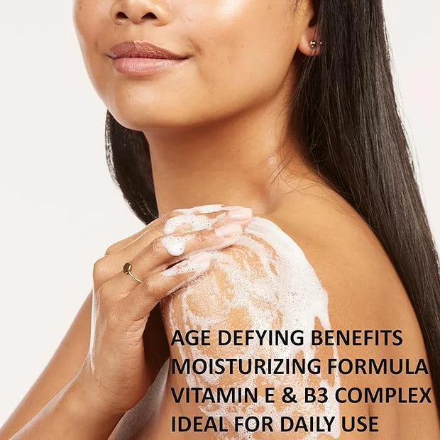 Olay Body Wash for Women, Age Defying with Vitamin E, 24hr Moisturizing, Hydrating & Refreshing, B3 Vitamin Complex, Free ...