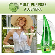 99% Organic Aloe Vera Gel,Aloe Vera Soothing Gel,Natural Moisturizing Lotion for Soothing Skin Care,Long Lasting Moisturiz...