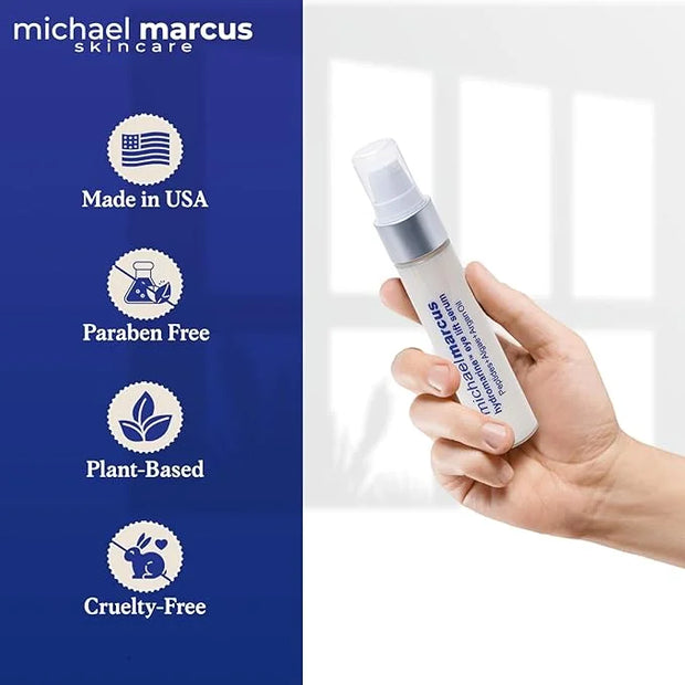 Micheal Marcus Hydromarine™ Eye Lift Serum - Reduces Wrinkles, Puffiness, Fine Line & Dark Circles - Under Eye Serum Impro...
