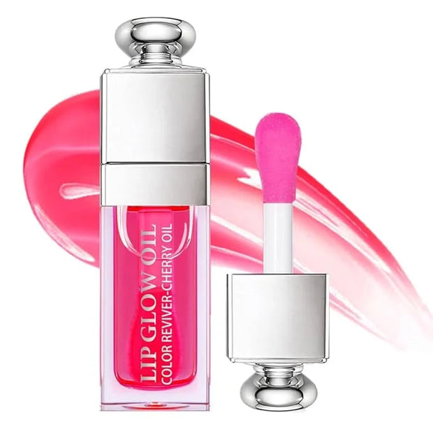 Fruit Flavored No-Sticky Lip Gloss Balm for Dry Lips - Hydrating and Nourishing Cherry Lip Oil (0.2 OZ) - Product Image