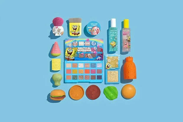 wet n wild SpongeBob SquarePants Purifying Setting Mist, 2-in-1 Face Cleanser & Makeup Setting Spray with Niacinamide & Ce...