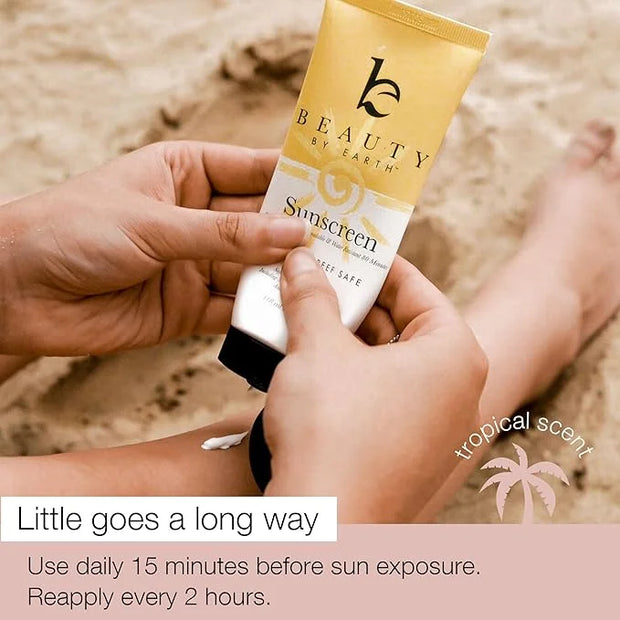 Mineral Sunscreen SPF 25 - Zinc Oxide Sunscreen, Baby Sunscreen, Kids Sunscreen, Reef Friendly Sunscreen, Sun Screen With ...