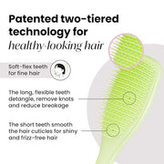 Tangle Teezer Plant-Based Ultimate Detangler Brush, Dry & Wet Hair Brush, Eliminates Knots & Reduces Breakage for Color-Tr...