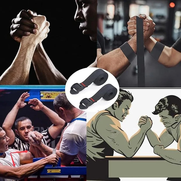 2 Pcs Wrestling Belt Arm Wrestling Competition Match - Product Image