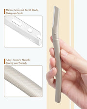 Dermaplane Razor for Face Professional, Facial Razors for Women&Men Face with 20 Blade Refills, Eyebrow Razor for Women an...