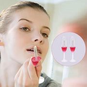 FZBNSRKO Lip Gloss Tubes, 10pcs 8ml Empty Refillable Bottles, Wineglass Shaped Containers for Women Girls, Reusable, Porta...