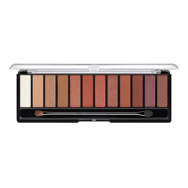 Rimmel London Magnif'Eyes Eyeshadow Palette, 12 Shades, Blendable Formula, Versatile, 005, Spice, 0.5oz - Product Image