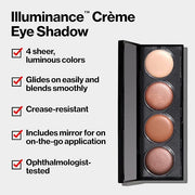 Revlon Crème Eyeshadow Palette, Illuminance Eye Makeup with Crease- Resistant Ingredients, Creamy Pigmented in Blendable M...
