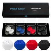 Jawline Exerciser for Men & Women - 4 (8pcs) Silicone (4 Levels - Product Image