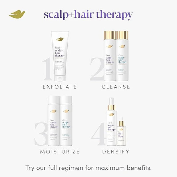 Dove Density Boost Strengthening Conditioner Scalp + Hair Therapy for protecting against premature breakage, with Vitamin ...