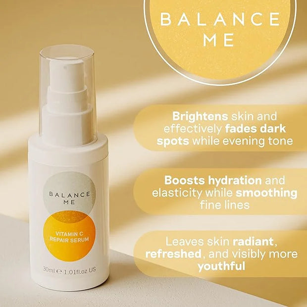 Balance Me Gift Set Renew + Revitalise Vitamin C Repair Serum, Wonder Eye Cream, 2 award winning products, Renew and Revit...