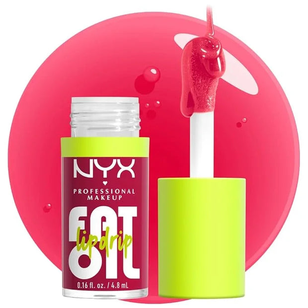 NYX PROFESSIONAL MAKEUP Fat Oil Lip Drip, Moisturizing Lip Oil Gloss, Vegan Tinted Formula, Up to 12 HR Hydration - Newsfe...