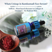 Blue Nectar Dark Circles Under Eye Serum with Plant Based Niacinamide from Potato (1Fl Oz) along with Kumkumadi Face Oil, ...