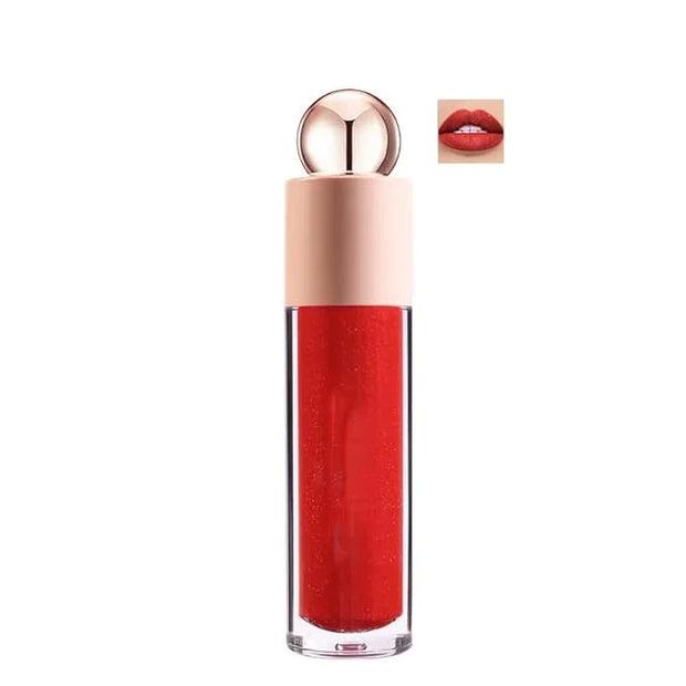 Shimmer Lip Gloss,Shine Liquid Lipstick Glossy Shimmer Finish, Glitter Sparkly Smooth Primer Lip Tint,Moisturizing Matte L...