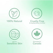 Lip Balm Peppermint Set of 3, Natural