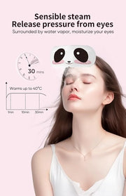 IREV 12 Pack Steam Eye Mask, SPA Warm Sleep Eye Mask, Disposable Heated Eye Masks for Dark Circles, Puffy Eyes, Relief Str...