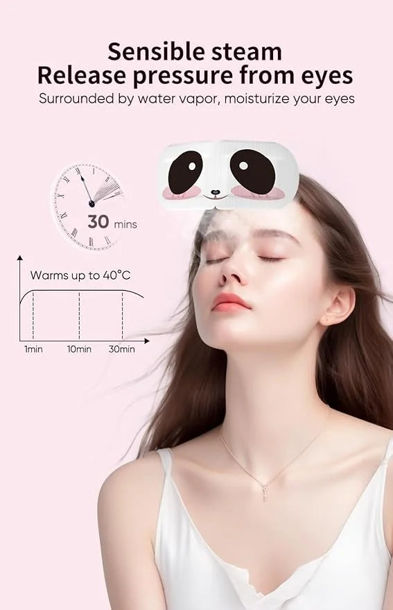IREV 12 Pack Steam Eye Mask, SPA Warm Sleep Eye Mask, Disposable Heated Eye Masks for Dark Circles, Puffy Eyes, Relief Str...
