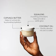 OUAI Body Creme, St. Barts Travel Size - Hydrating Whipped Body Cream with Cupuaçu Butter, Coconut Oil & Squalane - Soften...