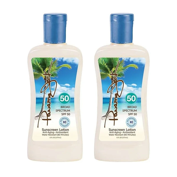 Panama Jack Sunscreen Suntan Lotion - SPF 50, Broad Spectrum UVA/UVB Protection, PABA, Paraben, Gluten & Cruelty Free, Wat...