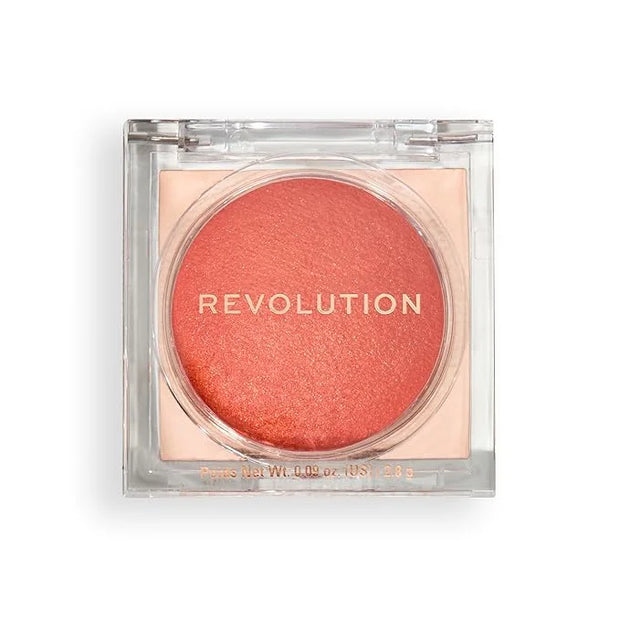 Revolution, Beam Bright Blush, Blendable & Buildable Face Powder Blush, Luminous Finish for Radiant Cheeks, Vegan & Cruelt...