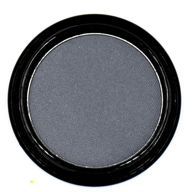 Navy Blue Grey Gray Silver Matte Opaque Vegan Pressed Powder Single Eyeshadow; Talc, Paraben & Cruelty Free - Product Image