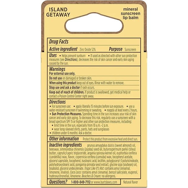 Burt’s Bees SPF 30 Lip Balm