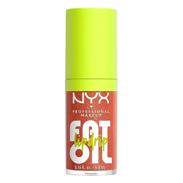 NYX PROFESSIONAL MAKEUP Fat Oil Lip Drip, Moisturizing Lip Oil Gloss, Vegan Tinted Formula, Up to 12 HR Hydration - Follow...