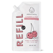 Dabble & Dollop Cherry Conditioner Refill - Detangler for Kids, All Natural Fragrances, Dermatologist Tested, Tear-Free, N...