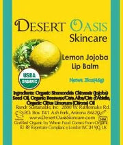 2-Pack Organic Lemon Lip Balm -