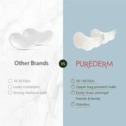 Purederm Cica Calming Under Eye Mask (4 Pack) – Cica Under Eye Patches for Relaxing & Calming - Product Image