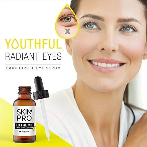 Extreme Dark Circle Serum - Under Eye Treatment for Dark Circles, Puffiness, Wrinkles & Fine Lines - Revitalizing, Anti-Ag...