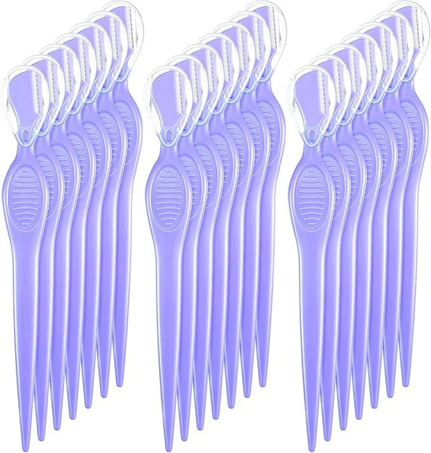 Mudder 21 Pcs Eyebrow Razor Eyebrow Shaver Facial Razor Multipurpose Face Trimmers with Precision Cover for Women Makeup C...