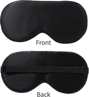 2-Pack 100% Real Natural Silk Eye Mask, Silk Sleeping Mask, Shade Puffy Eye Gift with Adjustable Straps, Sleep Eye Mask, S...