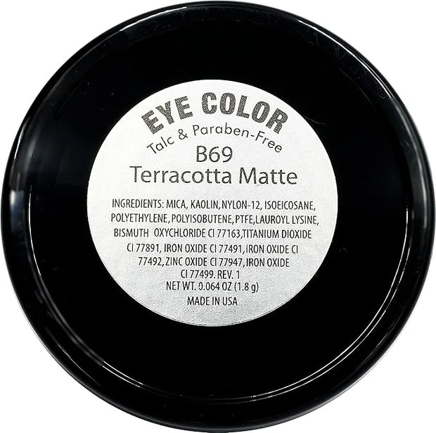 Terracotta Matte Pink Beige Mauve Pressed Powder Single Vegan Eyeshadow; Talc, Paraben & Cruelty Free - Product Image