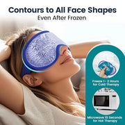 NEWGO Cooling Eye Mask for Puffy Eyes, Cold Eye Mask Eye Ice Pack for After Eyes Surgery, Tension Stress Relief, Itchy Eye...