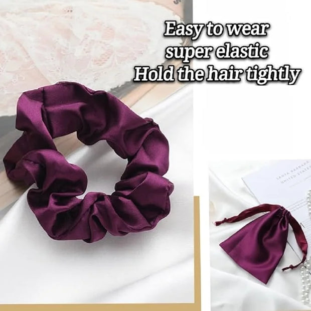 Silk Satin Sleeping Eye Mask, Dark Purple Sleep Eye Mask Night Blindfold for Women and Men, Soft Breathable Blackout Eyesh...
