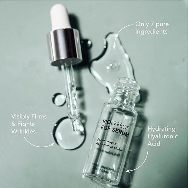 BIOEFFECT EGF Serum Value Skin Care Set, Gift Kit for Women & Men of Mini Facial Essence, Eye Treatment & Body Serum for A...
