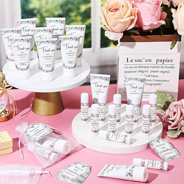 12 Sets Thank You Gifts Mini Sunscreen and Sunscreen Lip Balms Travel Size Thank You Gifts for Weddings Baby Shower Favors...