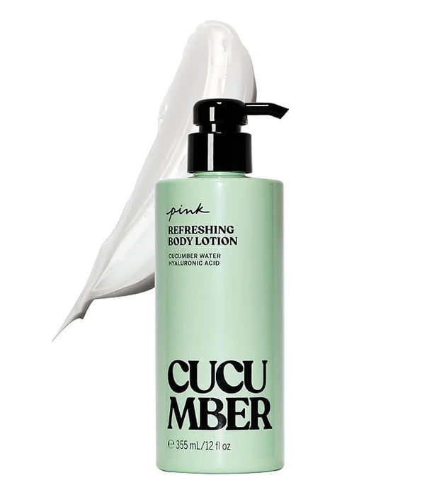 Victoria's Secret PINK Body Lotion, Cucumber 12 oz - Product Image