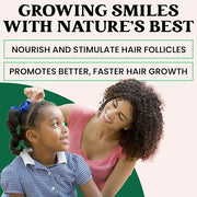 J'Organic Solutions Natural Kid's Hair Growth Stimulator (Hair Grease) with Lanolin, Sweet Almond Oil, and Castor Oil for ...