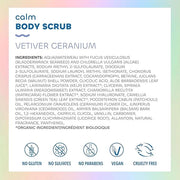 Seaweed Bath Co. Calm Body Scrub, Vetiver Geranium Scent, 6 Ounce, Sustainably Harvested Seaweed, Sea Kelp, Glycolic Acid ...