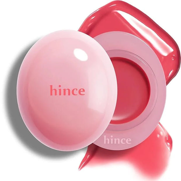 HINCE Raw Glow Dewy Ball - Tinted Lip Balm, Jelly Gloss Glow, Shine and Hydration, Lip & Blush Multiuse, Vegan, 0.12 oz. (...