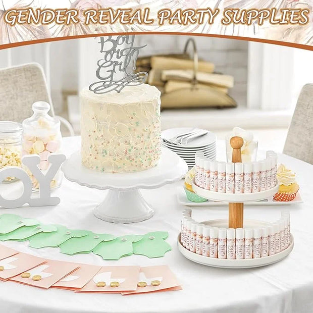 50 Pack Boho Baby Shower Lip Gifts