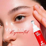 5% Caffeine Eye Cream Anti Aging with 360 Rollerball, Reduce Wrinkles and Dark Circles, Under Eye Cream For Women and Men ...
